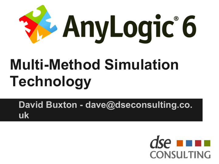 multi method simulation technology