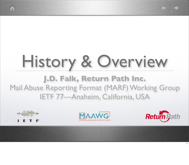 history overview