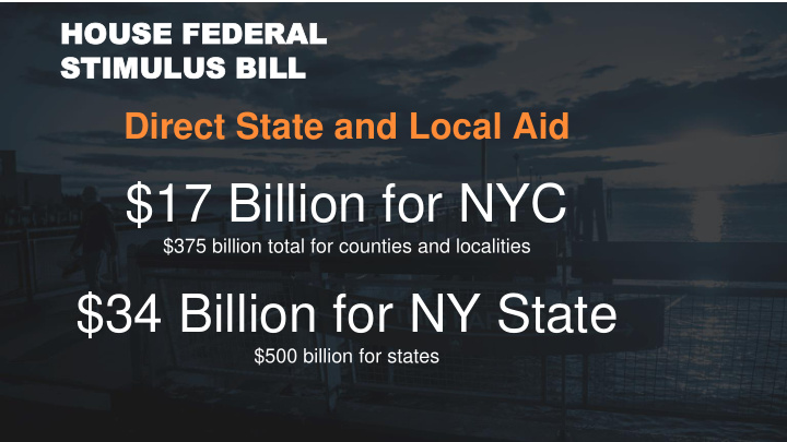 17 billion for nyc