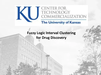 Fuzzy Logic Interval Clustering  for Drug Discovery  PREDICTION ACCURACY  FOR DRUG DISCOVERY
