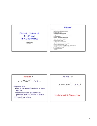 Review   Languages and Grammars   Alphabets, strings, languages   Regular Languages