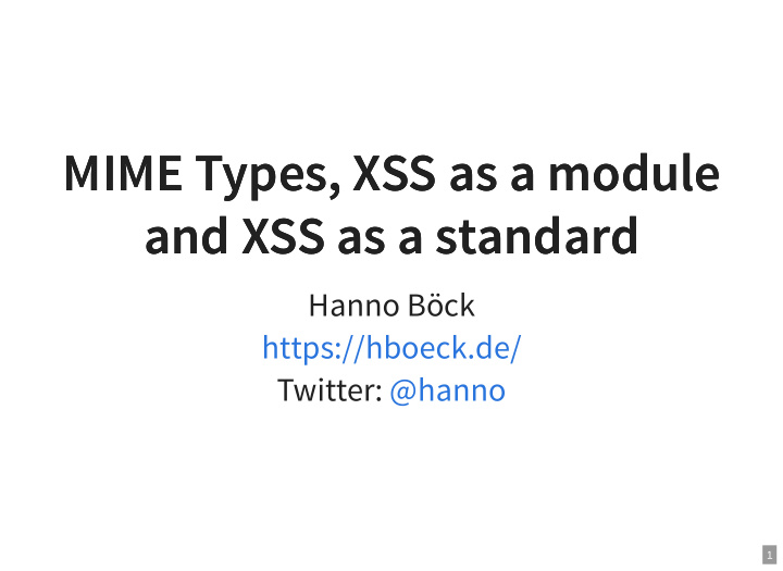 mime types xss as a module mime types xss as a module and