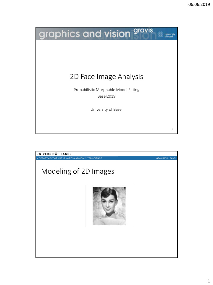 2d face image analysis