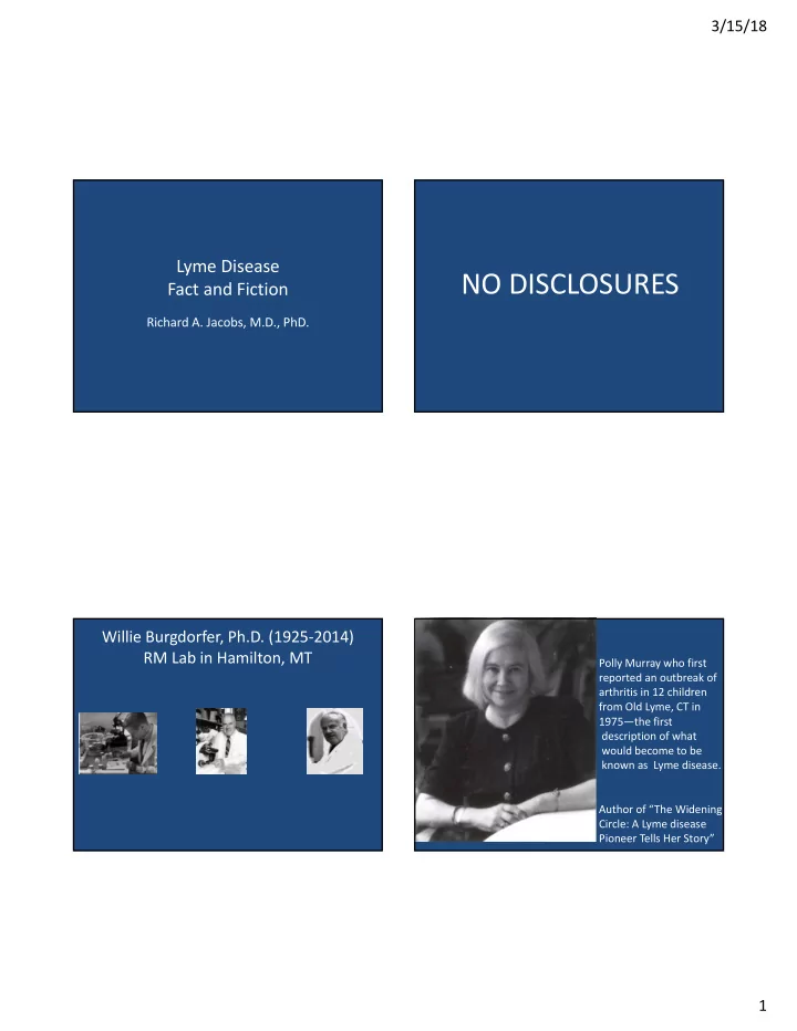 no disclosures