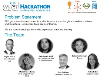 Problem Statement  With government-issued orders to shelter in place across the globe  and