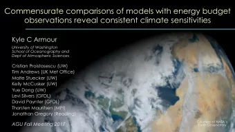 Commensurate comparisons of models with energy budget  observations reveal consistent climate
