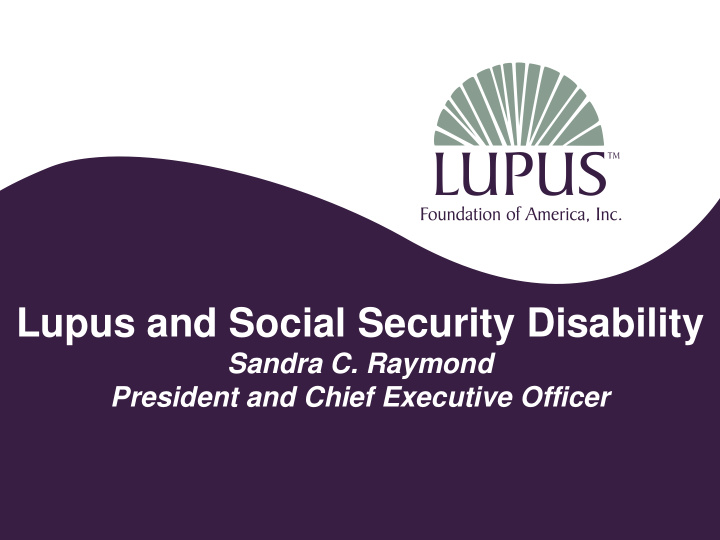 lupus and social security disability