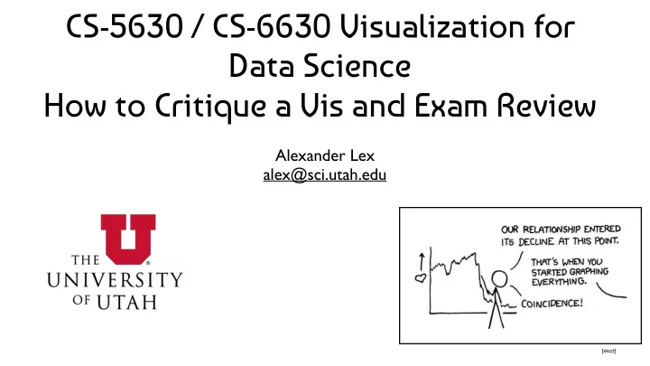 cs 5630 cs 6630 visualization for data science how to