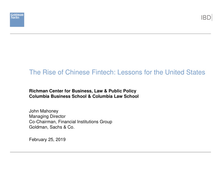 the rise of chinese fintech lessons for the united states