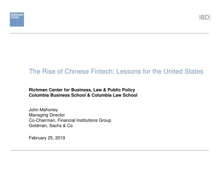 the rise of chinese fintech lessons for the united states