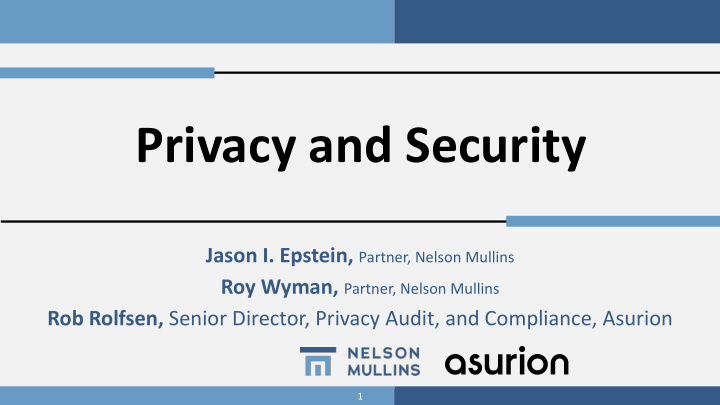 privacy and security