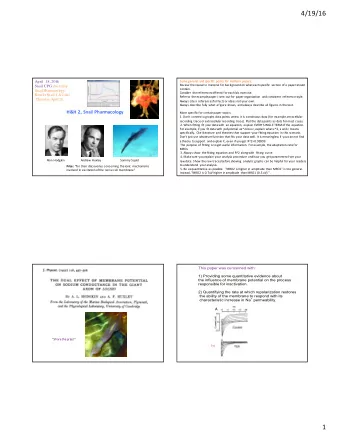 4/19/16  Some  general  and  specific  points  for  midterm  papers:  April