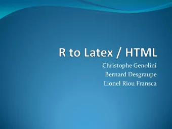 Lionel Riou Fransca  Univariate &amp; bivariate  Two kind of analysis  Univariate