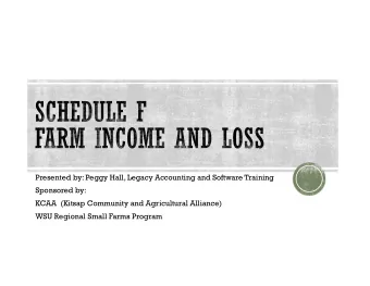Presented by: Peggy Hall, Legacy Accounting and Software Training  Sponsored by:  KCAA  (Kitsap