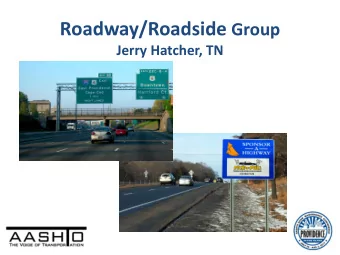 2017  Work Plan Accomplishments 1 of XX  Safety  Presentations during SCOM meeting on: