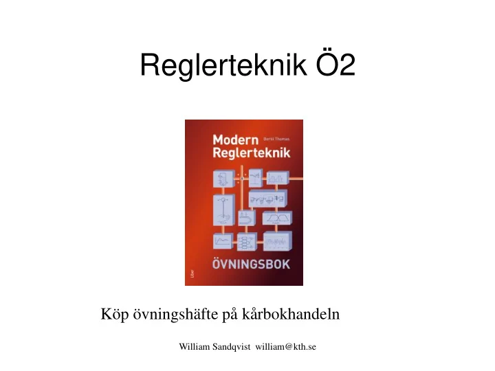 reglerteknik 2