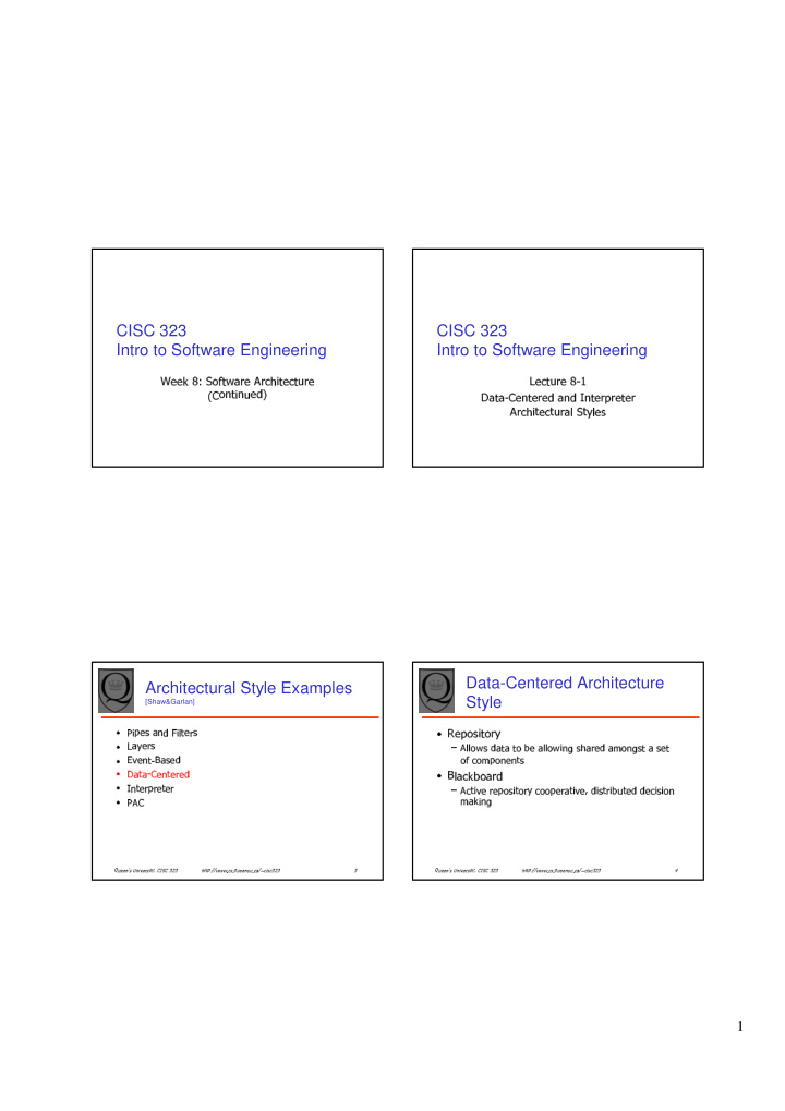 cisc 323 cisc 323 intro to software engineering intro to