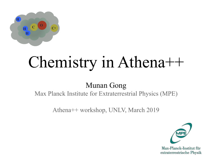 chemistry in athena