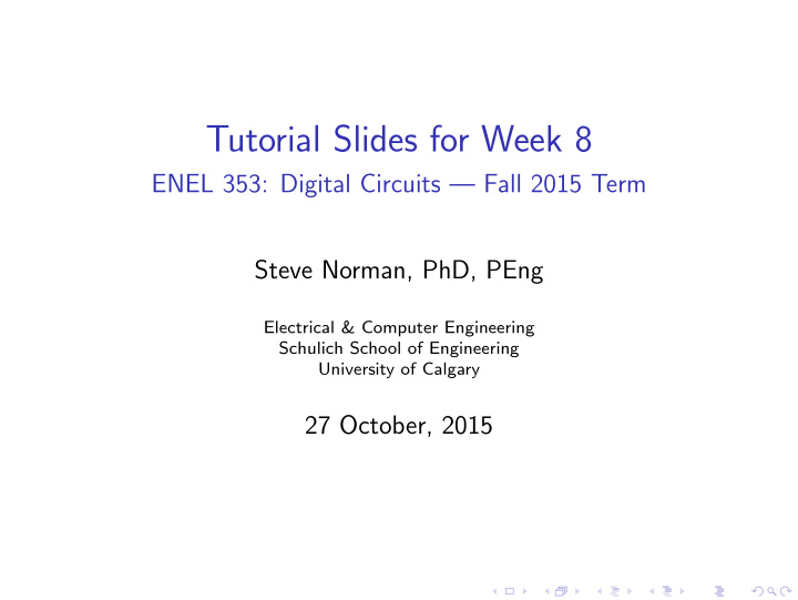 tutorial slides for week 8