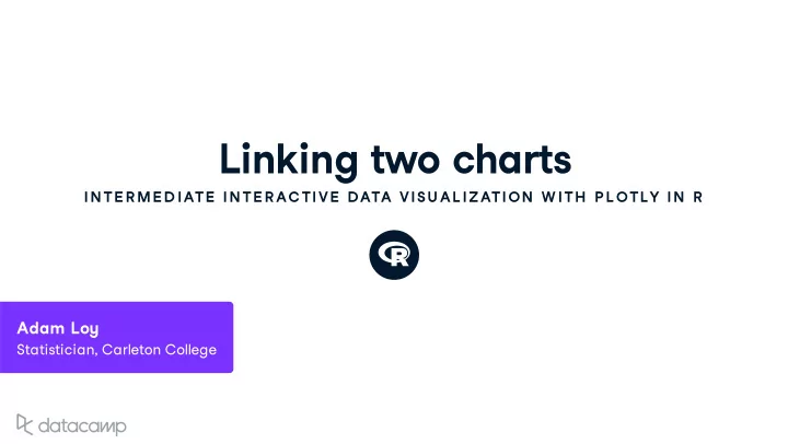 linking t w o charts