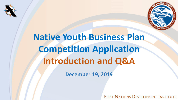 native youth business plan competition application