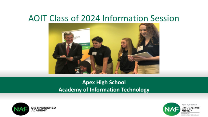 aoit class of 2024 information session
