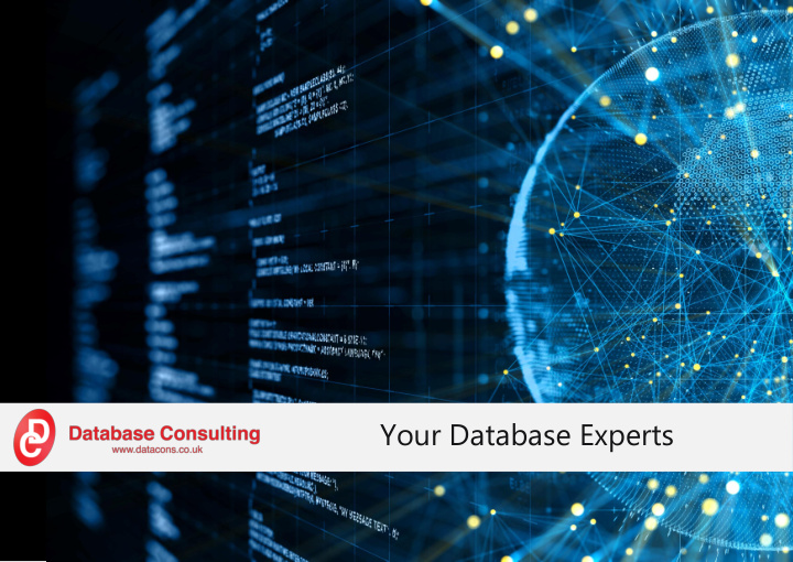 your database experts presentation map