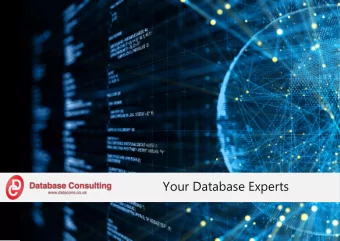 Your Database Experts  PRESENTATION MAP  3.  About our company  4.  Nearshoring  Database