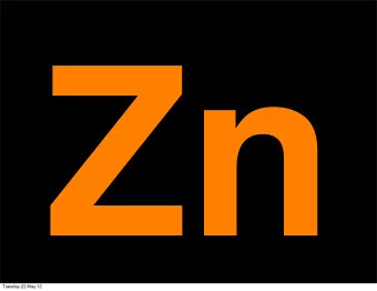 Zn  Tuesday 22 May 12  Zn  Pharo Conference May 2012  Sven  Van Caekenberghe  Tuesday 22 May 12
