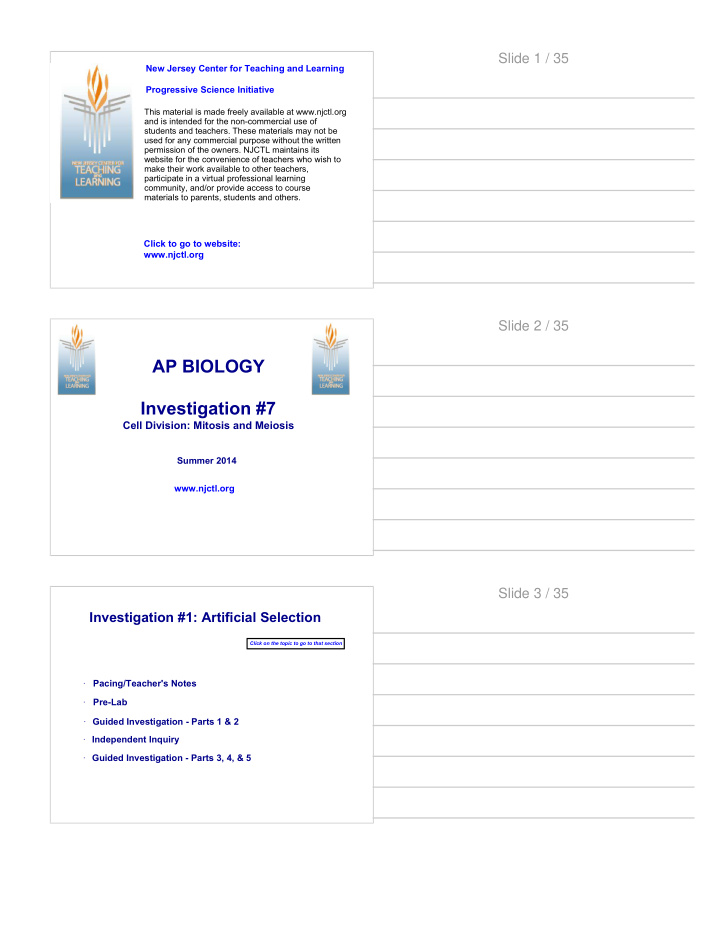 ap biology investigation 7