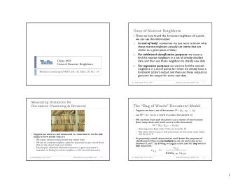 c i,j  max k,m c k,m  4  Wednesday, 2 Oct. 2019  Machine Learning (COMP 135)  3  Wednesday, 2