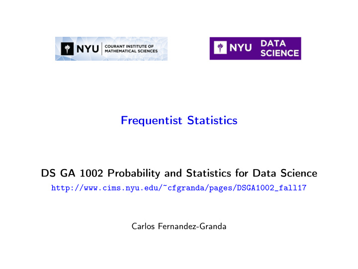 frequentist statistics
