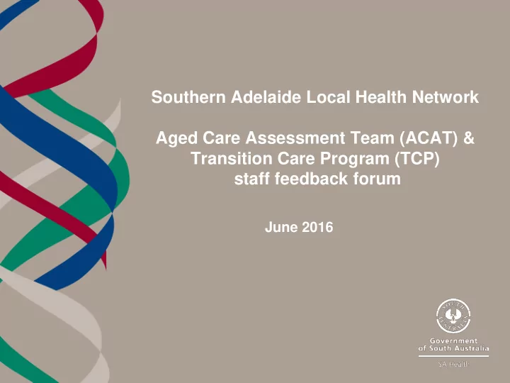 aged care assessment team acat