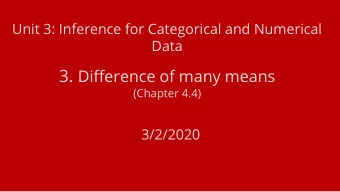 Recap  1.  We can use the t-distribution to estimate the probability of a  difference between