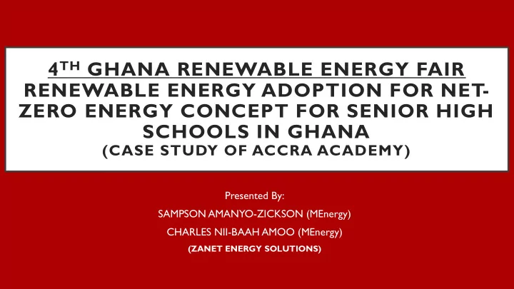 renewable energy adoption for net