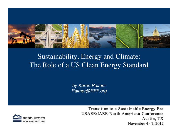 sustainability energy and climate the role of a us clean