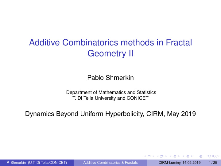 additive combinatorics methods in fractal geometry ii