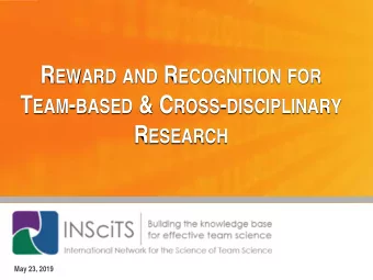 Presenters  Holly J. Falk-Krzesinski, PhD  Elsevier &amp;  Northwestern University  Kara