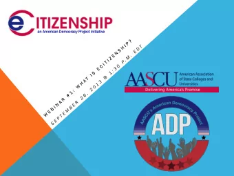 an Americ  rican  an Democ  ocrac  racy Project  ect initi  tiat  ativ ive  Introducti  oduction