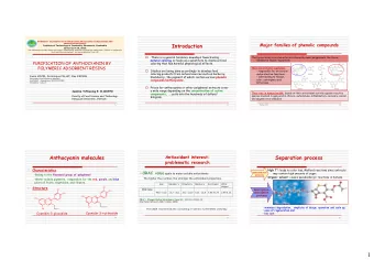 1  Step 1: Which type of Resin could be used  Resin purification process  Major types of adsorbents