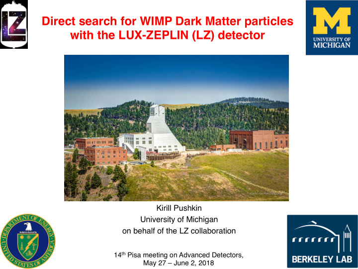 direct search for wimp dark matter particles with the lux