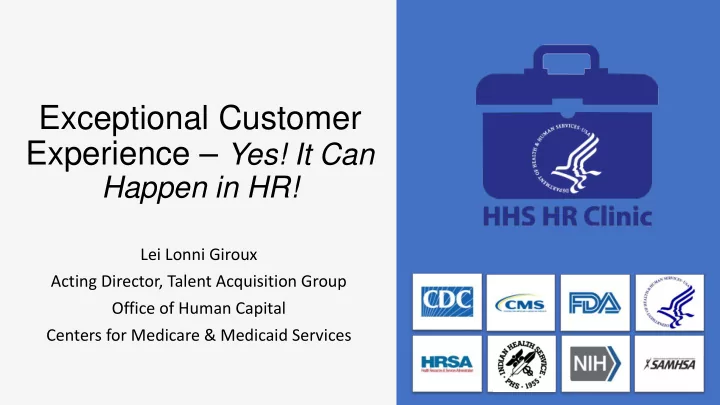 exceptional customer