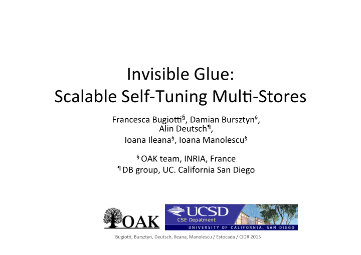 invisible glue scalable self tuning mul5 stores