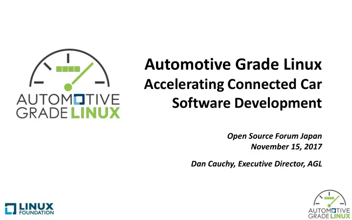 automotive grade linux