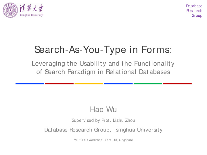 search as you type in forms