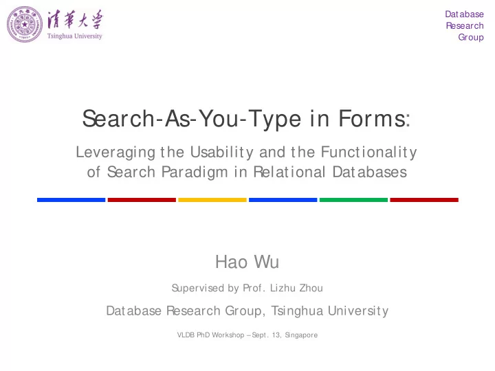 search as you type in forms