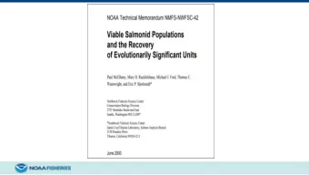 1  2  3  4  5  4/19/18  6  7  Coastal Multispecies Recovery Plan  U.S. Department of Commerce |
