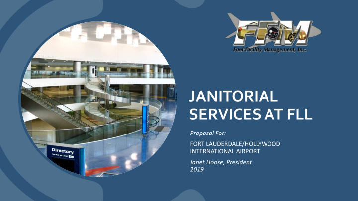 janitorial services at fll