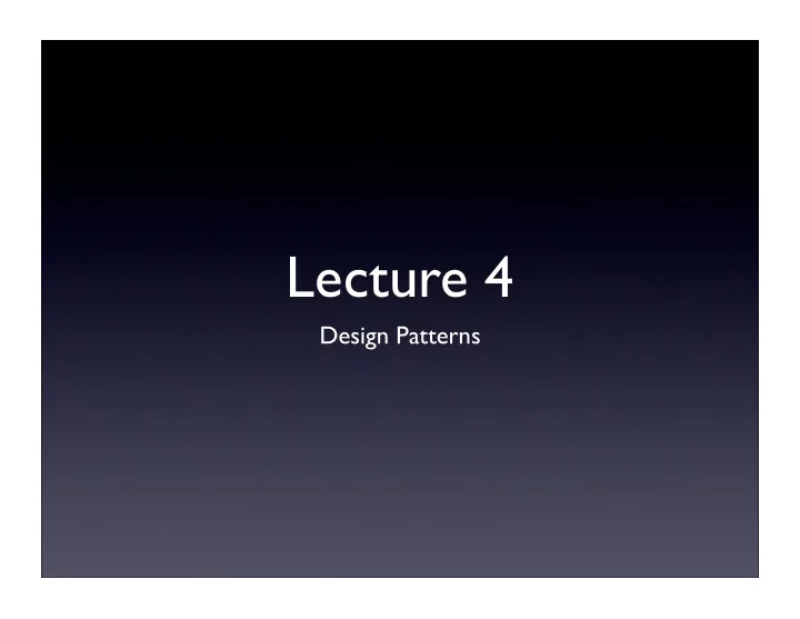 lecture 4