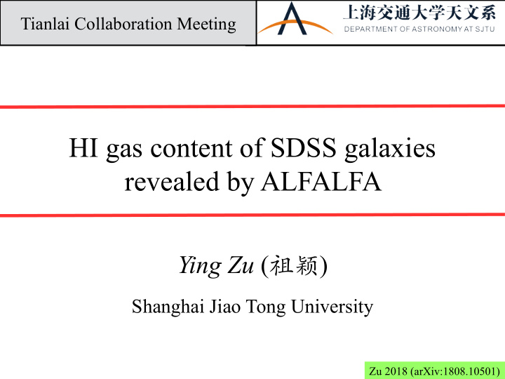 hi gas content of sdss galaxies revealed by alfalfa